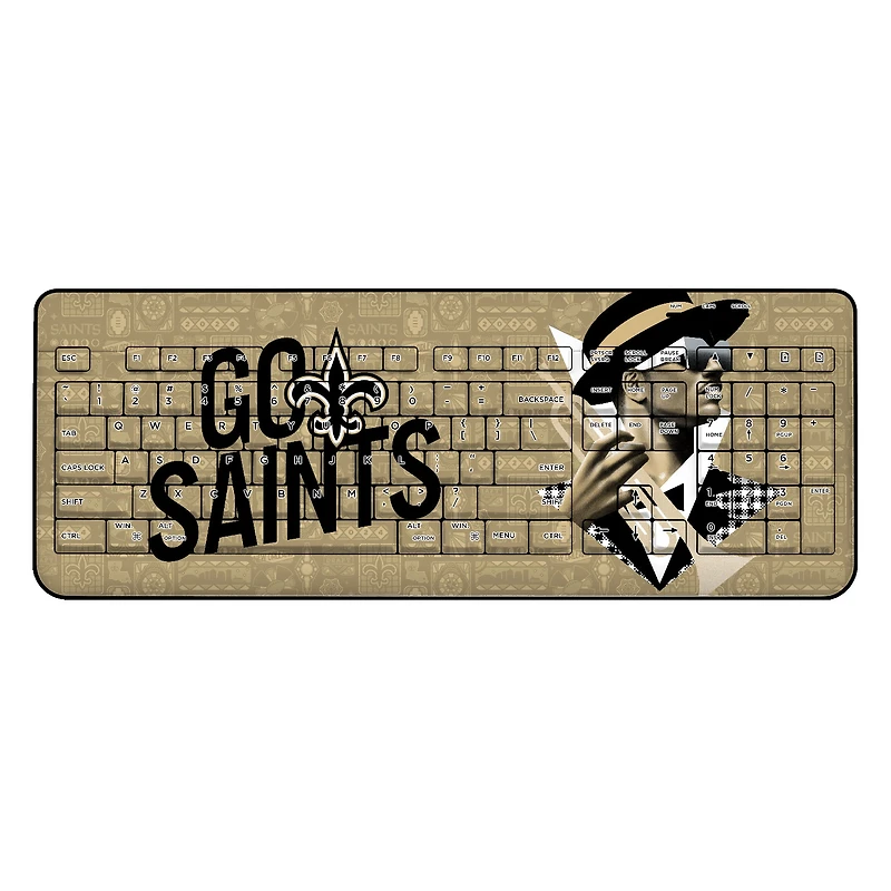 New Orleans Saints 2024 Illustrated Limited Edition Wireless Keyboard