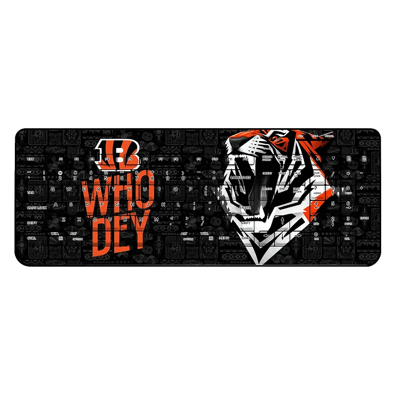 Cincinnati Bengals 2024 Illustrated Limited Edition Wireless Keyboard
