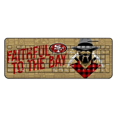 San Francisco 49ers 2024 Illustrated Limited Edition Wireless Keyboard