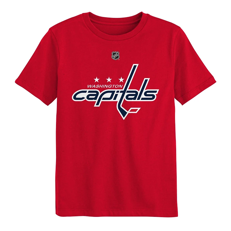 Preschool Outerstuff Red Washington Capitals Primary Logo T-Shirt
