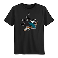 Preschool Outerstuff Black San Jose Sharks Primary Logo T-Shirt