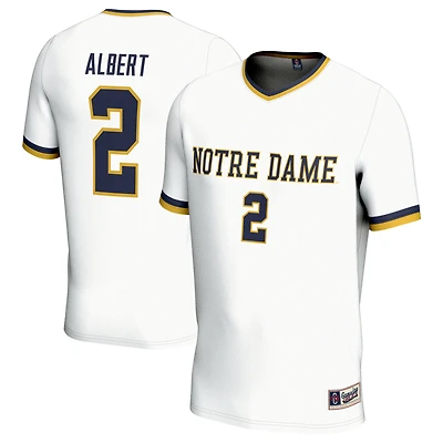 Youth GameDay Greats Korbin Albert White Notre Dame Fighting Irish Women's Soccer Lightweight Fashion Jersey