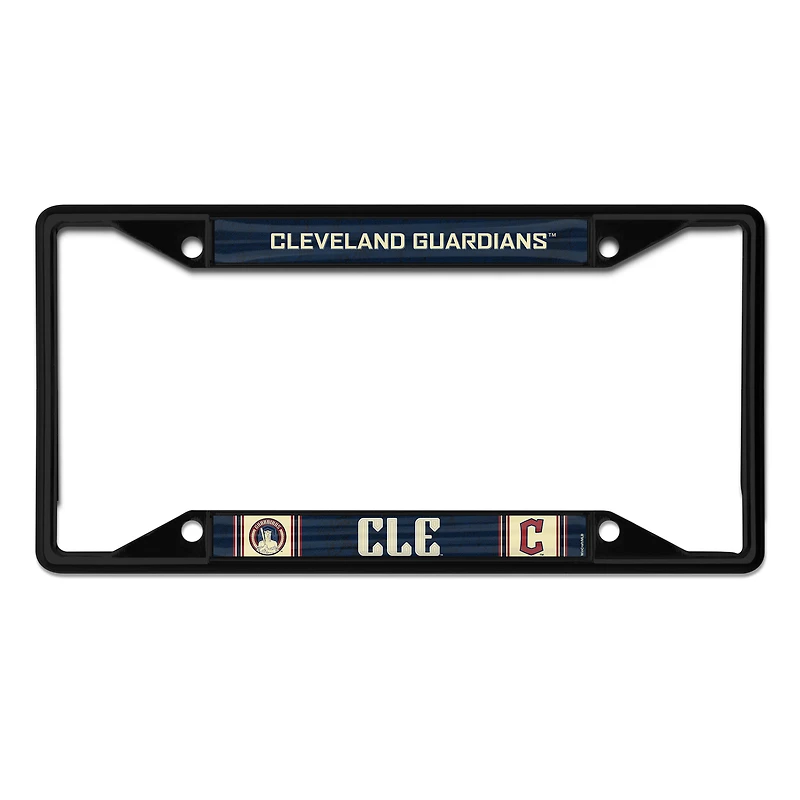 WinCraft Cleveland Guardians 2024 City Connect Metal Laser Cut License Plate Frame