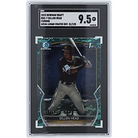 Dillon Head San Diego Padres 2023 Bowman Chrome Draft 1st Bowman Aqua Lunar #BDC-7 #51/125 SGC Authenticated 9.5 Card