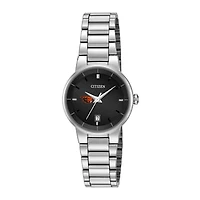 Women's Citizen Watch Silver Oregon State Beavers Black Dial Stainless Steel Watch