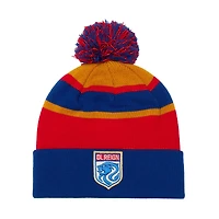 Blue Seattle Reign FC Cuffed Knit Hat with Pom