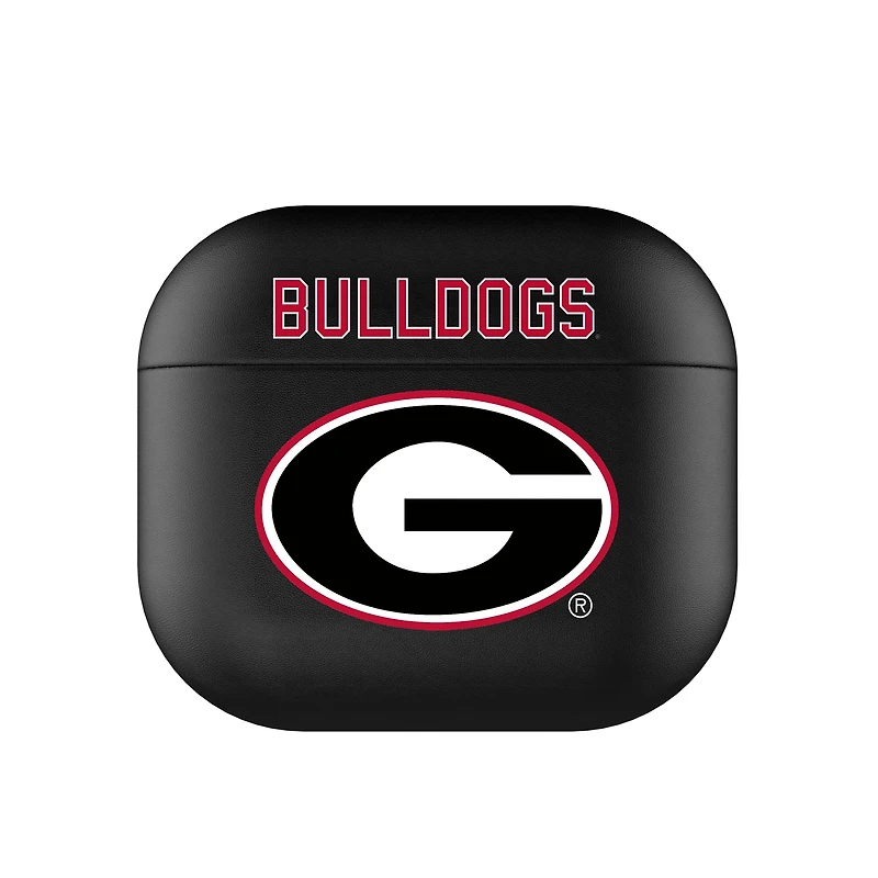Keyscaper Black Georgia Bulldogs Insignia AirPods 3rd Gen Case Cover