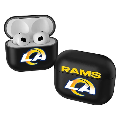 Keyscaper Black Los Angeles Rams Insignia AirPods 3rd Gen Case Cover