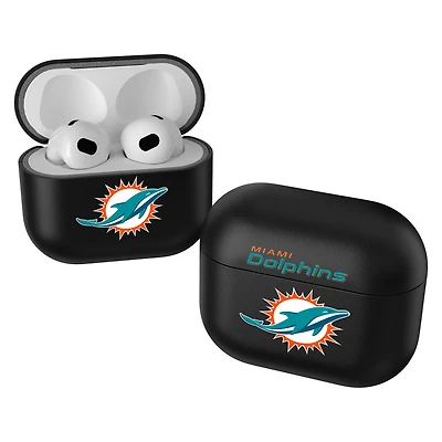 Keyscaper Black Miami Dolphins Insignia AirPods 3rd Gen Case Cover