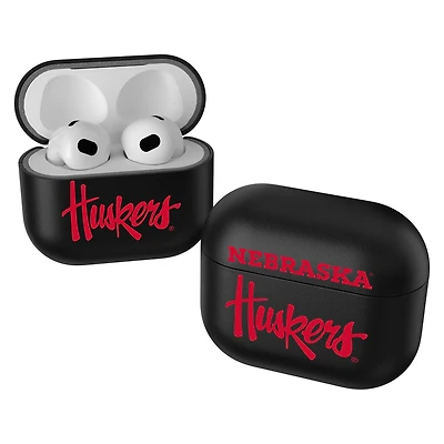 Keyscaper Black Nebraska Huskers Insignia AirPods 3rd Gen Case Cover