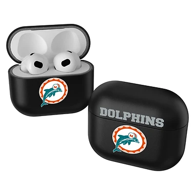 Keyscaper Black Miami Dolphins Insignia AirPods 3rd Gen Case Cover