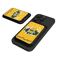 Keyscaper Green Bay Packers Illustrated Magnetic Phone Credit Card Wallet