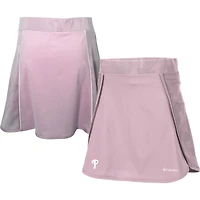 Women's Columbia Pink Philadelphia Phillies Omni-Wick Up Next Golf Skort