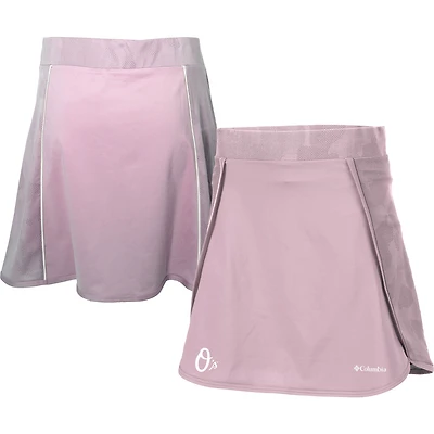 Women's Columbia Pink Baltimore Orioles Omni-Wick Up Next Golf Skort