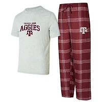 Men's Concepts Sport Texas A&M Aggies Top & Pants Sleep Set