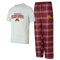 Men's Concepts Sport Minnesota Golden Gophers Top & Pants Sleep Set