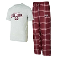 Men's Concepts Sport Mississippi State Bulldogs Top & Pants Sleep Set