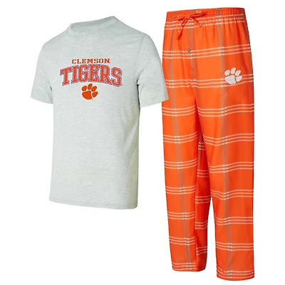Men's Concepts Sport Clemson Tigers Top & Pants Sleep Set