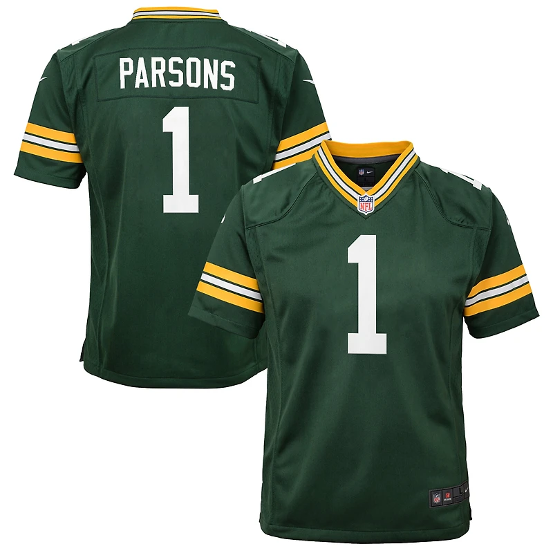 Youth Nike Micah Parsons Green Bay Packers Game Player Jersey