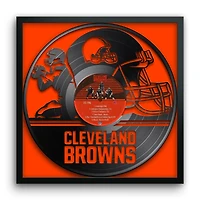 Cleveland Browns Framed 13" x 13" Vinyl Record Art Print