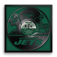 New York Jets Framed 13" x 13" Vinyl Record Art Print