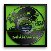 Seattle Seahawks Framed 13" x 13" Vinyl Record Art Print