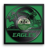 Philadelphia Eagles Framed 13" x 13" Vinyl Record Art Print