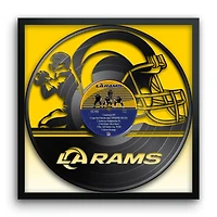Los Angeles Rams Framed 13" x 13" Vinyl Record Art Print