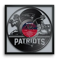 New England Patriots Framed 13" x 13" Vinyl Record Art Print