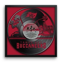 Tampa Bay Buccaneers Framed 13" x 13" Vinyl Record Art Print