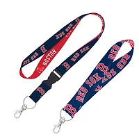 WinCraft Boston Red Sox 2-Pack Lanyard with Detachable Buckle & Key Strap Set
