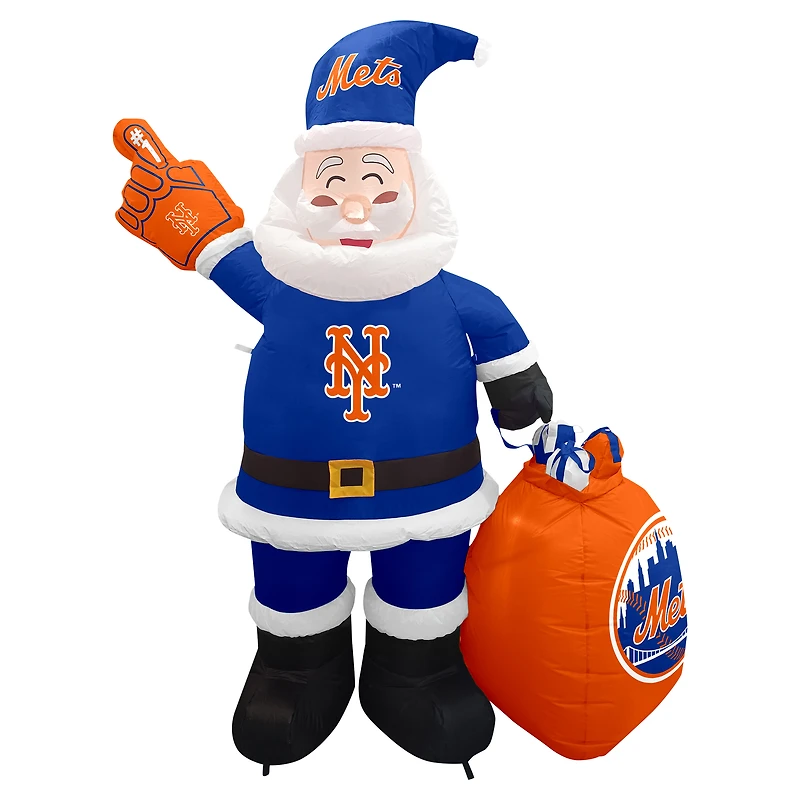 New York Mets 7' Inflatable Santa
