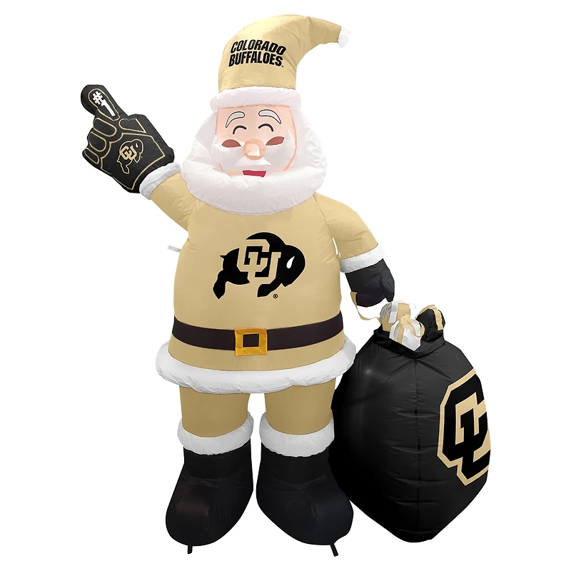 Colorado Buffaloes 7' Inflatable Santa