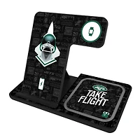 Keyscaper Black New York Jets 3-in-1 Charging Station