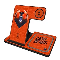 Keyscaper Black Chicago Bears 3-in-1 Charging Station