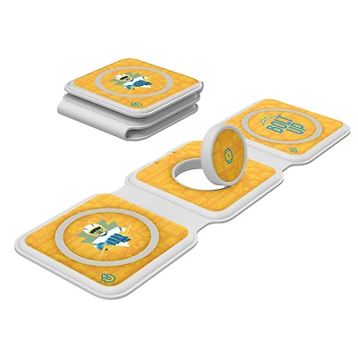 Keyscaper White Los Angeles Chargers 3-in-1 Foldable Charger