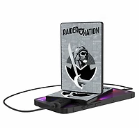 Keyscaper Black Las Vegas Raiders 2500 mAh Illustrated Credit Card Powerbank