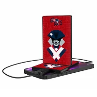 Keyscaper Black New England Patriots 2500 mAh Illustrated Credit Card Powerbank