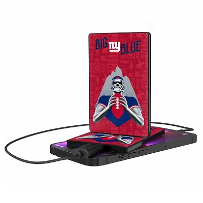Keyscaper Black New York Giants 2500 mAh Illustrated Credit Card Powerbank