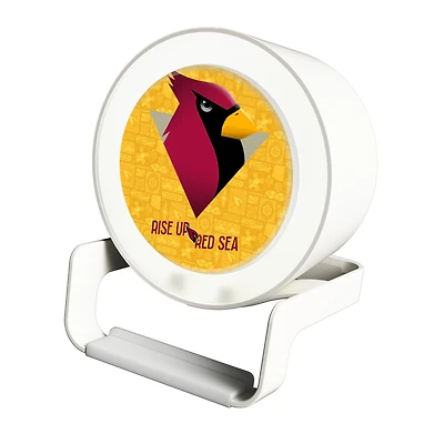 Keyscaper White Arizona Cardinals Night Light Charger with Bluetooth Speaker