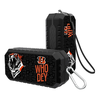 Keyscaper Black Cincinnati Bengals Water Resistant Bluetooth Speaker