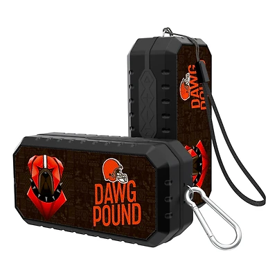 Keyscaper Black Cleveland Browns Water Resistant Bluetooth Speaker