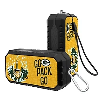 Keyscaper Black Green Bay Packers Water Resistant Bluetooth Speaker