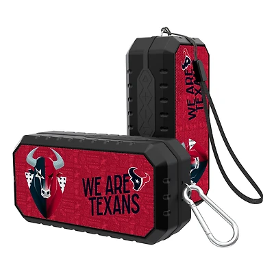 Keyscaper Black Houston Texans Water Resistant Bluetooth Speaker