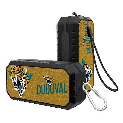 Keyscaper Black Jacksonville Jaguars Water Resistant Bluetooth Speaker