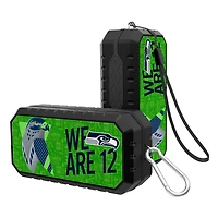 Keyscaper Black Seattle Seahawks Water Resistant Bluetooth Speaker