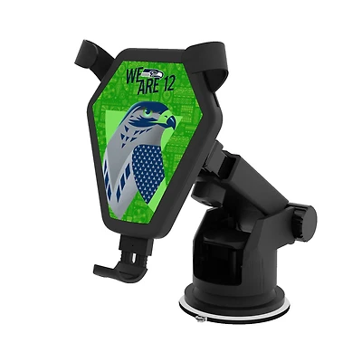 Keyscaper Black Seattle Seahawks Wireless Car Charger