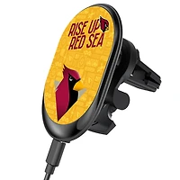 Keyscaper Black Arizona Cardinals Wireless Magnetic Car Charger