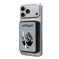Keyscaper Black Las Vegas Raiders 5000mAh Wireless Magnetic Power Bank