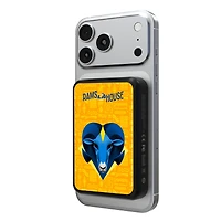 Keyscaper Black Los Angeles Rams 5000mAh Wireless Magnetic Power Bank